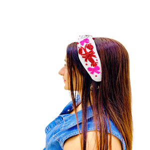 Bandeau perlé sur le thème des écrevisses pour filles et femmes Collection festive - Product Image 6