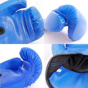 Top Quality Custom Made <b>Black</b> red Winning Boxing Gloves <b>Hook</b> and Loop up Design Made With Genuine Leather - Product Image 6