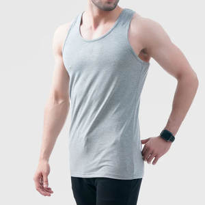 Camiseta sin mangas de gran tamaño de último diseño de servicio OEM para hombres Camiseta sin mangas de hombre de precio bajo de fabricante alto - Product Image 2