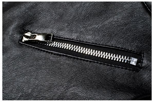 Chaquetas de cuero sintético de alta calidad para hombre, chaqueta masculina personalizada de buena calidad, con cuello levantado, a la moda, para primavera y otoño - Product Image 6