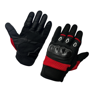 Gants de moto, gants de moto en cuir pour hommes et femmes, gants de moto tactiles - Product Image 1