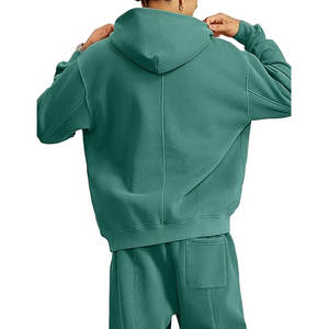 Sudaderas gráficas para hombre, ropa de calle de manga larga con hombros caídos de gran tamaño, Jersey Vintage bordado, sudaderas con capucha, sudadera - Product Image 5