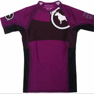 2026 Rashguard personnalisé à manches courtes pour homme, prix de gros, respirant, anti-UV, écologique, séchage rapide, équipement de compression MMA UPF50+ - Product Image 1