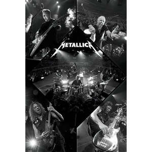 Affiche Metallica de style moderne en papier pour décoration murale - Product Image 1