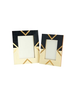 Elegant wood resin <b>photo</b> <b>frame</b> suitable for luxury homes offices <b>gifting</b> showcasing timeless craftsmanship modern decor appeal - Product Image 2
