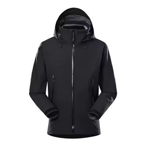 Vêtement de randonnée et de pêche en plein air de haute qualité en gros, veste décontractée en softshell imperméable coupe-vent UPF 50+ en polyester/nylon - Product Image 2