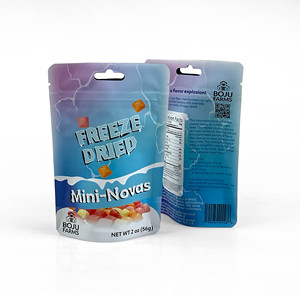 Dây kéo có thể khóa lại đứng lên túi nhựa bao bì Hạt bánh quy Snack túi thực phẩm cấp độ ẩm túi kẹo - Product Image 2