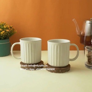 Charming Animal Pattern Ceramic Tea Mug | Hand-Drawn Coffee <b>Cup</b> with Lid <b>and</b> <b>Saucer</b> for Home & Office - Product Image 2