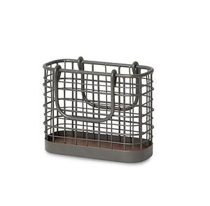 Panier décoratif en fer noir avec une élégance et une fonctionnalité charmantes de l'artisanat antique pour l'organisation de la maison - Product Image 5