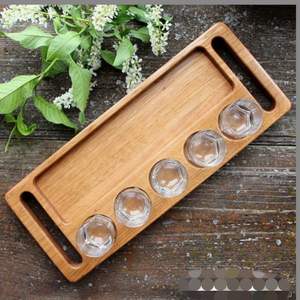 Plato de Madera Reutilizable Hecho a Mano para Bodas - Ligero y Multifuncional para una Cena Ecológica - Product Image 5