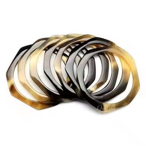 Bracelet pour femme Bijoux faits à la main en acier inoxydable et laiton par Crescent Crafts - Product Image 5