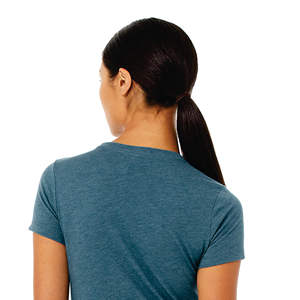 Airlume-Camiseta entallada para mujer, Camiseta de algodón 100% de longitud corporal más larga y anillo tejido, 32 oz, 4,2 onzas - Product Image 6