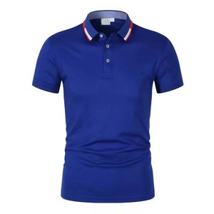 Polos deportivos de alta calidad para correr para hombre, diseño de logotipo personalizado OEM, polos de algodón estampados con bordado de talla grande para hombre - Product Image 5