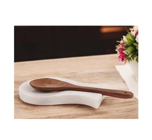 Support de cuillère en marbre blanc pour plan de travail de cuisinière, utilisation domestique, cuisine, design moderne, durable et écologique, prix - Product Image 6