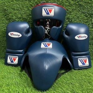 Ensemble de boxe professionnel de haute qualité, sur mesure, en cuir véritable, neuf, pour l'entraînement et le sparring en arts martiaux - Product Image 3
