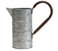Design antique en métal galvanisé café jus de fruits lait pichet eau vin Bar maison bureau décoratif salon jardin