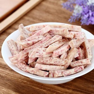 Bandes de taro séchées croquantes sans sucre saveur naturelle croustilles de taro savoureuses collations aux légumes sains vente directe d'usine - Product Image 2