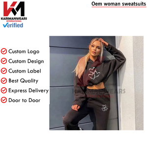 <b>Women's</b> Casual Set Hooded Sweatshirt Printed Pants Regular Fit Sporty Eco-Friendly Plus Size Activewear Tracksuits - Product Image 6