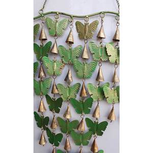 Handmade 28 Butterflies <b>Wind</b> <b>Chime</b> Bells <b>Japanese</b> Design Garden Indoor Outdoor Patio Wall Decor Bohemian Country Home Decor - Product Image 3