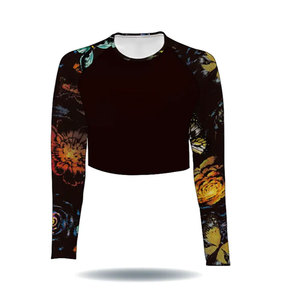 เสื้อโยคะเข้ารูปแขนยาวสำหรับผู้หญิงเสื้อโยคะแห้งเร็วสำหรับสไตล์และการแสดง - Product Image 2