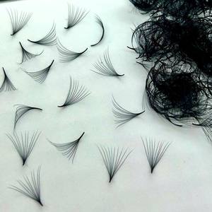 Handmade <b>Premade</b> <b>Fan</b> Mega Volume Lash Extensions 10D 0.03/0.05/0.07 thickness C/CC/D/DD/M/L Curl Narrow Pointy Base Custom Logo - Product Image 1