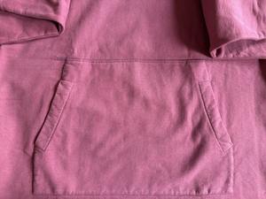 Sudadera con capucha de Jersey de algodón con estampado de logotipo de gran tamaño rosa viejo de talla grande OEM sudaderas con capucha personalizadas pulóver sudaderas con capucha de gran tamaño 2017 - Product Image 6