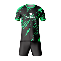 Ensemble de vêtements de sport de football en polyester à séchage rapide, sublimation, maillot de football personnalisé pour hommes, kit respirant