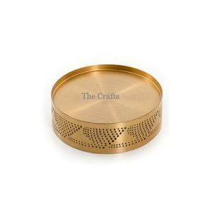 Plateau de service à desserts couleur or en fer avec vaisselle de mariage de qualité supérieure à vendre - Product Image 6