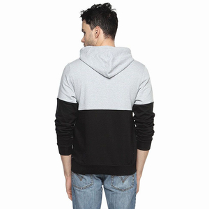 Dernière arrivée 2025 Hoodies pour hommes en couleur grise et noire Sweats à capuche Slim Fit à manches longues avec poches avant Service OEM - Product Image 6