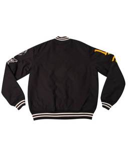 Veste de baseball en cuir avec logo brodé sur mesure en gros Veste de baseball letterman bon marché pour l'école Veste universitaire pour homme - Product Image 6