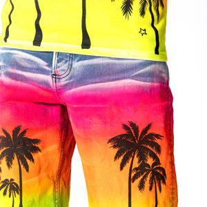 Concevez votre propre logo Meilleures ventes Shorts en jean pour hommes Séchage rapide Respirant Personnaliser Shorts en denim vieillis élégants - Product Image 2