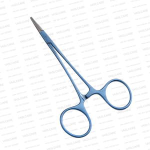 Porte-aiguille en titane Webster 4,5 pouces (11,5 cm) à mâchoires diamantées pour chirurgie esthétique délicate du visage, instrument chirurgical par Vaslcare - Product Image 5
