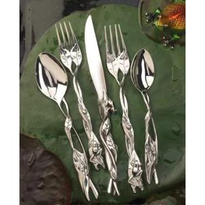 Vente chaude Ensembles de couverts en acier inoxydable Couverts en métal de luxe Hôtel Restaurant Fabriqué Vaisselle de table - Product Image 6