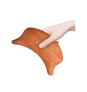 Masseur en bois Gua Sha pour détendre les muscles, artisanat en bois d'acacia massif - Product Image 4