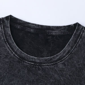 T-shirt Homme Uni Anti-Plis 100% Coton Coupe Classique Col Rond Respirant Séchage Rapide Grammage Lourd Dernière Conception OEM 2025 - Product Image 6