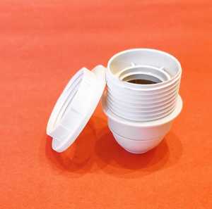 Douille de lampe en plastique E27 à demi-filetage - Product Image 3