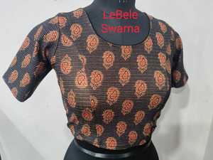 Blouse Kalamkari élégante et haut de gamme, coupe confortable, extensible, prête à porter, pour femmes, au meilleur prix de gros - Product Image 2