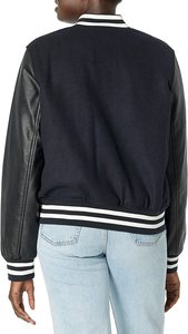 Latest Design Custom <b>Letter</b> Varsity <b>Jacket</b> for <b>Men</b> Women Unisex Comfortable Fit Coated Windproof Waterproof Spring Season - Product Image 4