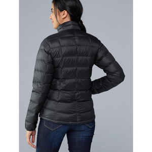 Custom Synthetic Down Winter Puffer Jacket Zipper Breathable Waterproof Shell Stand Collar Plus Size Women Quilted High Quality - Product Image 2