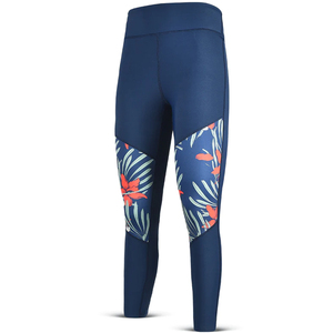 Premium 2025 nueva ropa de moda personalizado estampado de silicona flores mallas de cintura alta ajustadas para niñas - Product Image 3