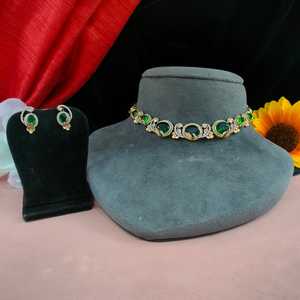 Ensemble de collier de qualité supérieure élégant et moissanite diamant comme brillant mélange de style moderne et de luxe idéal pour les occasions spéciales - Product Image 1