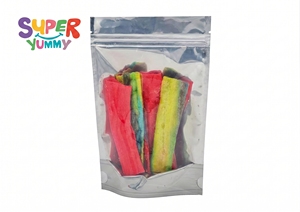 Custom Wholesale <strong>Freeze</strong> <strong>Dried</strong> Dehydrated Gummy Rings Assorted Fruit Flavored Crunchy Candy Bulk Source Factory - Product Image 3