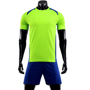 Wholesale 100% Polyester Top Quality Customization Logo Print Soccer Uniforms Set Best Sale New Design Soccer Uniform For Men's - Product Image 3