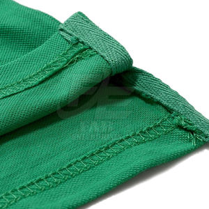 Polos de secado rápido para hombre, camisetas personalizadas 100% de algodón de manga corta de punto con estampado de logotipo para equipo escolar, promoción sólida - Product Image 4