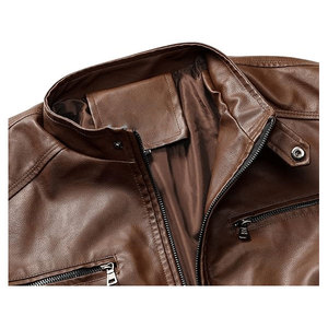 แจ็กเก็ตหนังแท้สำหรับผู้ชายเสื้อแจ็คเก็ตหนังแท้ดีไซน์แบบใส่ได้ทั้งชายและหญิงสินค้ามา2025 - Product Image 3