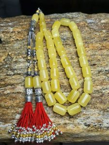 Rosario turquesa rústico diseñado Tasbih accesorios de oración al por mayor Tasbih con cuentas de resina Natural formas cuentas de oración - Product Image 2