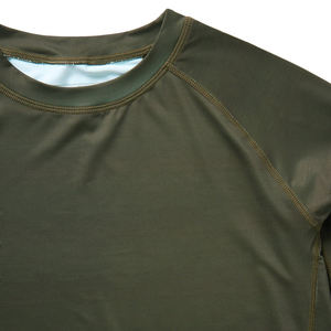 Rashguard de sport pour homme sur mesure à manches longues, respirant et à séchage rapide, en tissu éco-responsable Spandex/Polyester - Product Image 5