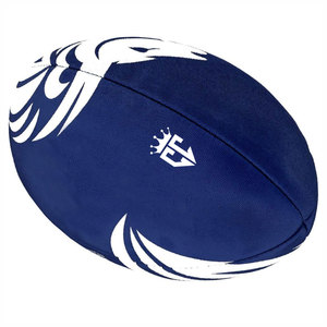 Pelota de entrenamiento de rugby de cuero y PVC duradera para entrenamiento y entretenimiento - Product Image 2