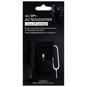 Adaptateur de carte SIM 3 en 1 pour Nano-SIM Micro-SIM Accessoires de téléphone Options de format multiples - Product Image 2