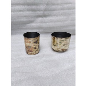 ภาชนะใส่เทียนทำจากเหล็กแบบชนบทภาชนะใส่เทียนทำจากทองแดงโบราณดีไซน์แบบวินเทจ - Product Image 2